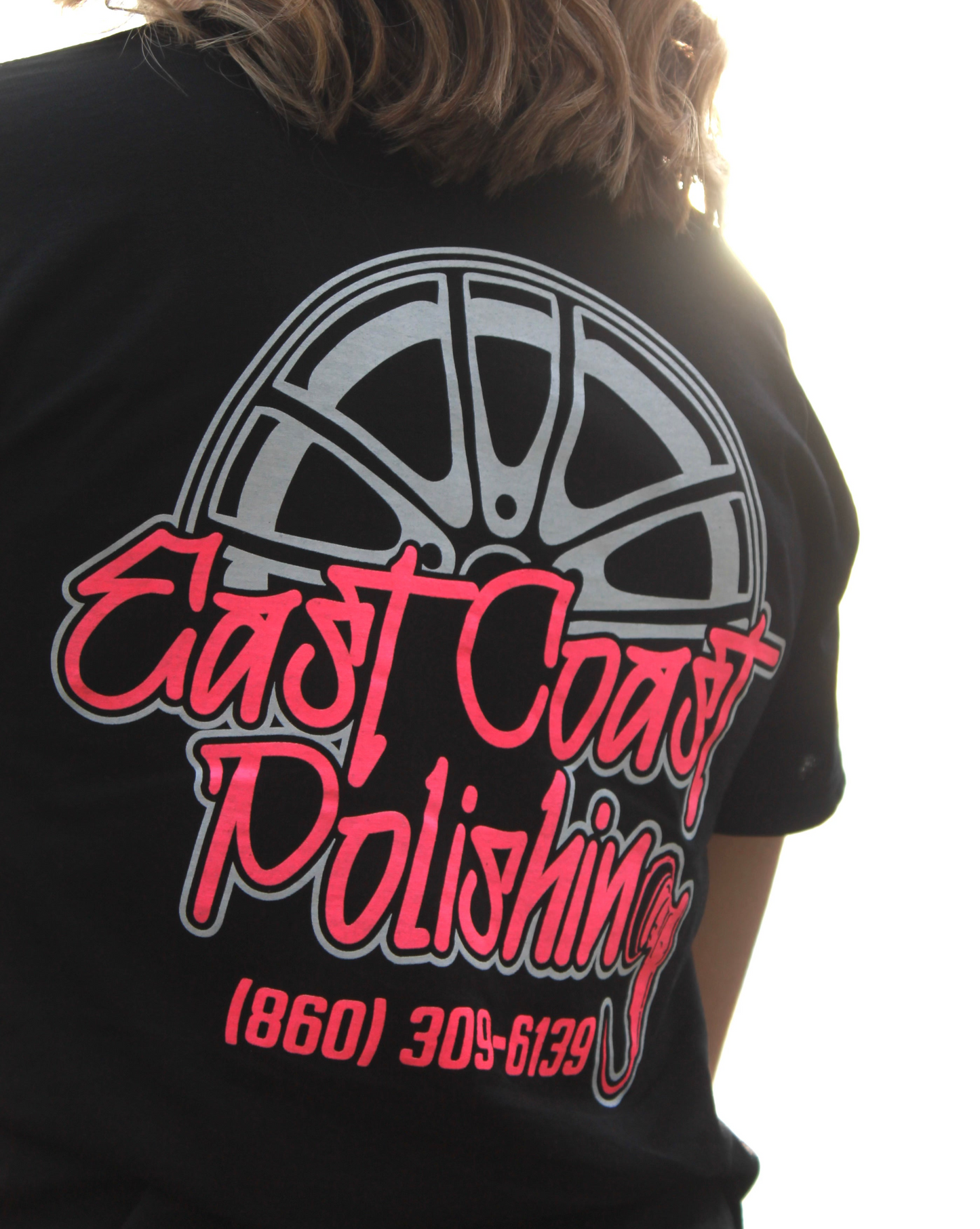 East Coast Polishing Short Sleeve T-Shirt (PINK)