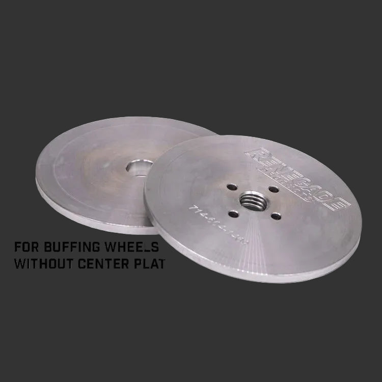 Insertable Safety Flanges for High Speed Polishing (For Buffing Wheels WITHOUT Center Plates)