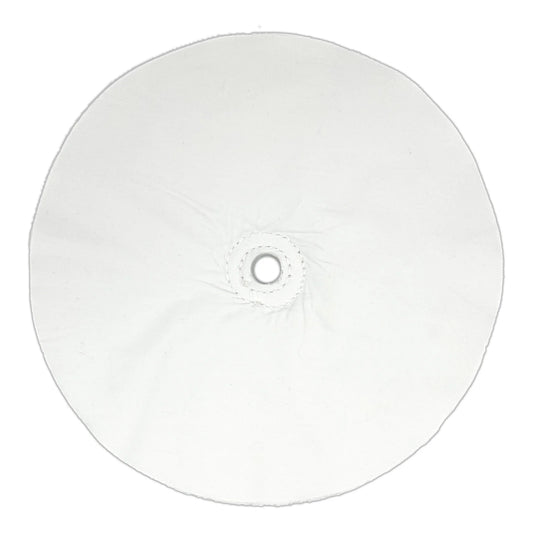 10" 40 Ply Single-Stitched Loose-Ply Buffing Wheels For Metal Finishing (with 1/2" Arbor Hole)